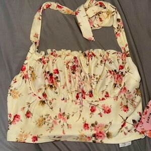 Floral crop top